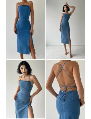 Denim dress